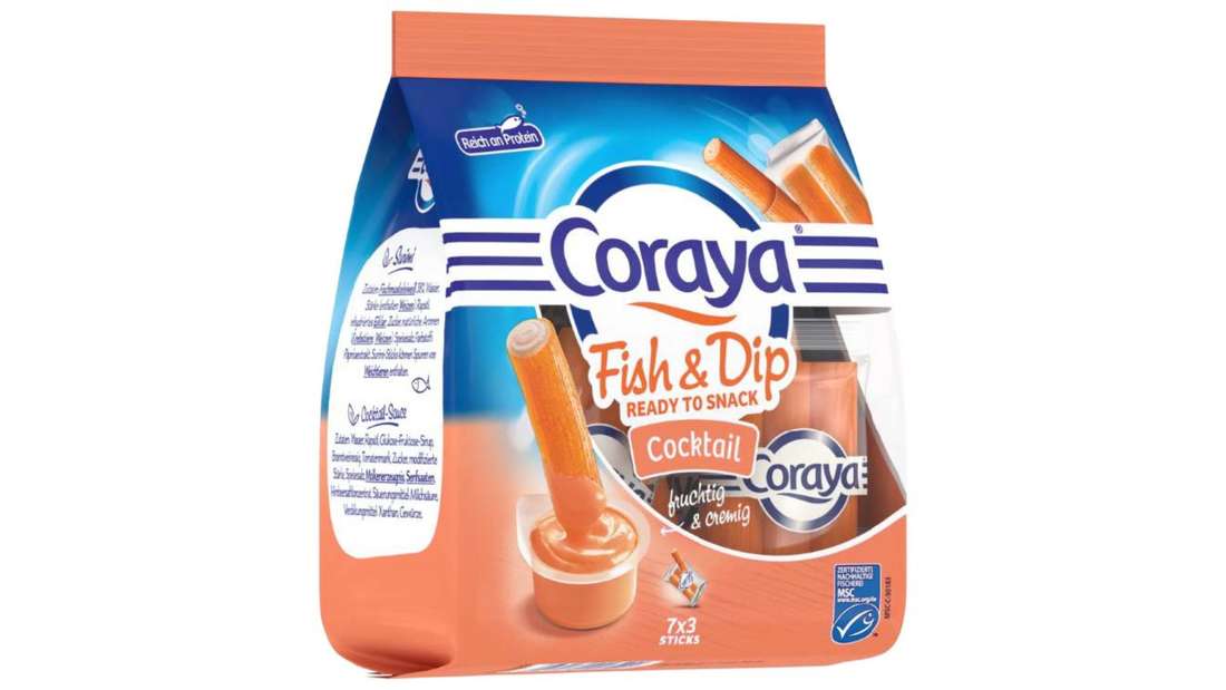 Zurückgerufener Fisch-Snack.