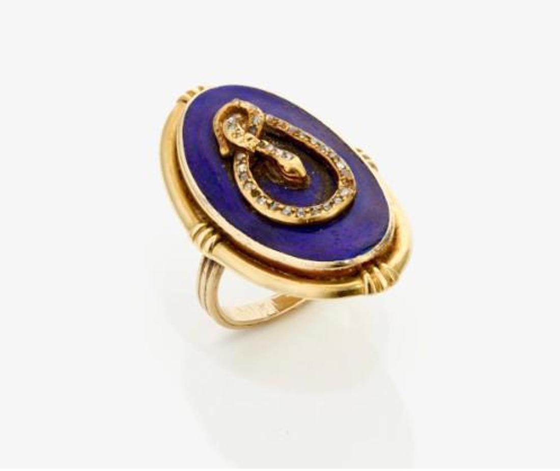 Antiker Schlangenring