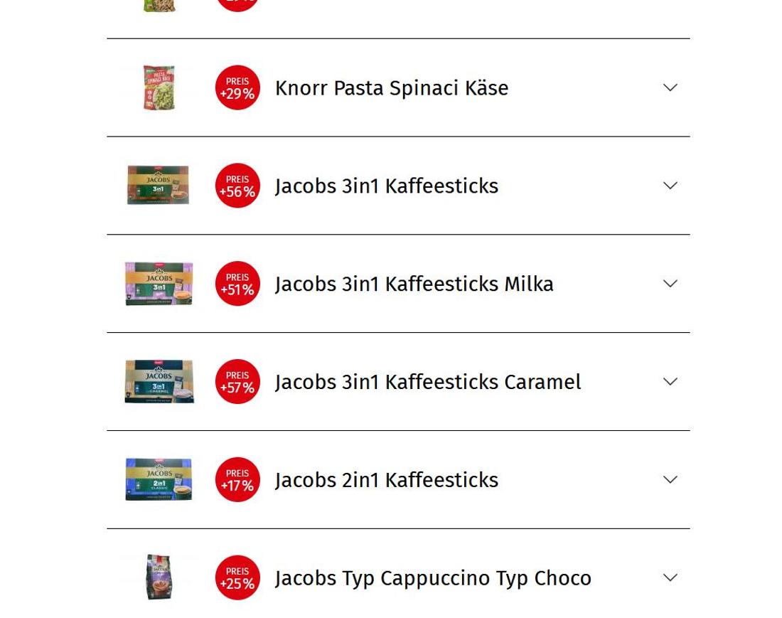 mogelpackung liste der verbraucherzentrale screenshot jacobs knorr