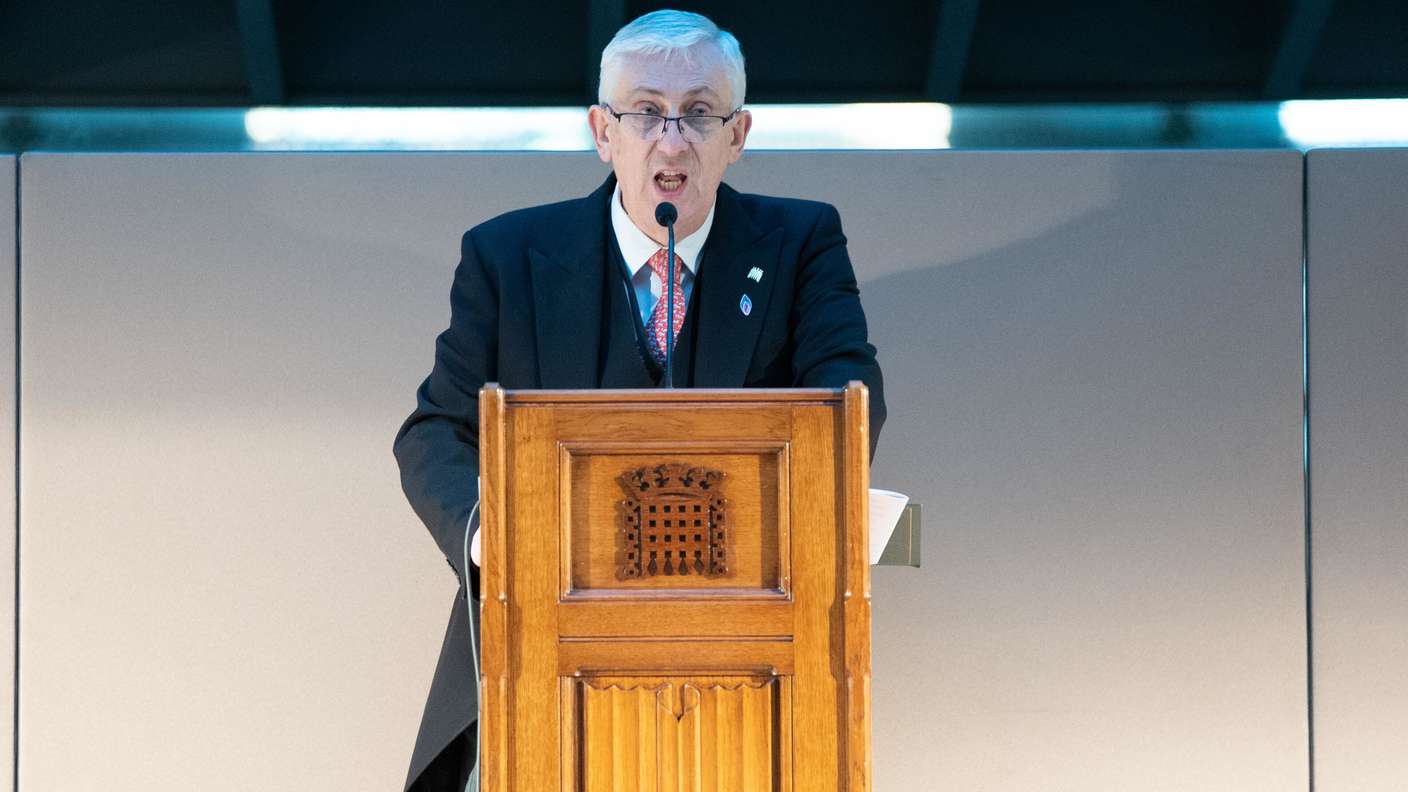 Sir Lindsay Hoyle, Sprecher des britischen Unterhauses. (Archivbild)