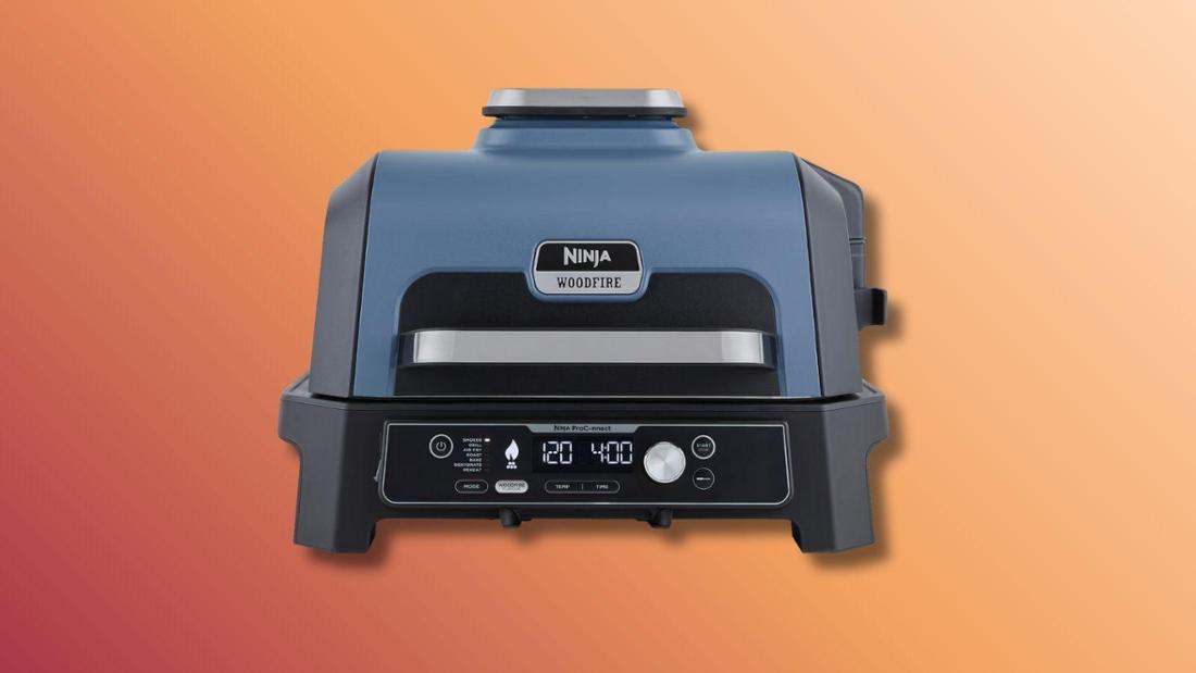 Ninja Woodfire Pro Connect XL Elektrischer Outdoor Grill & Smoker OG901EU