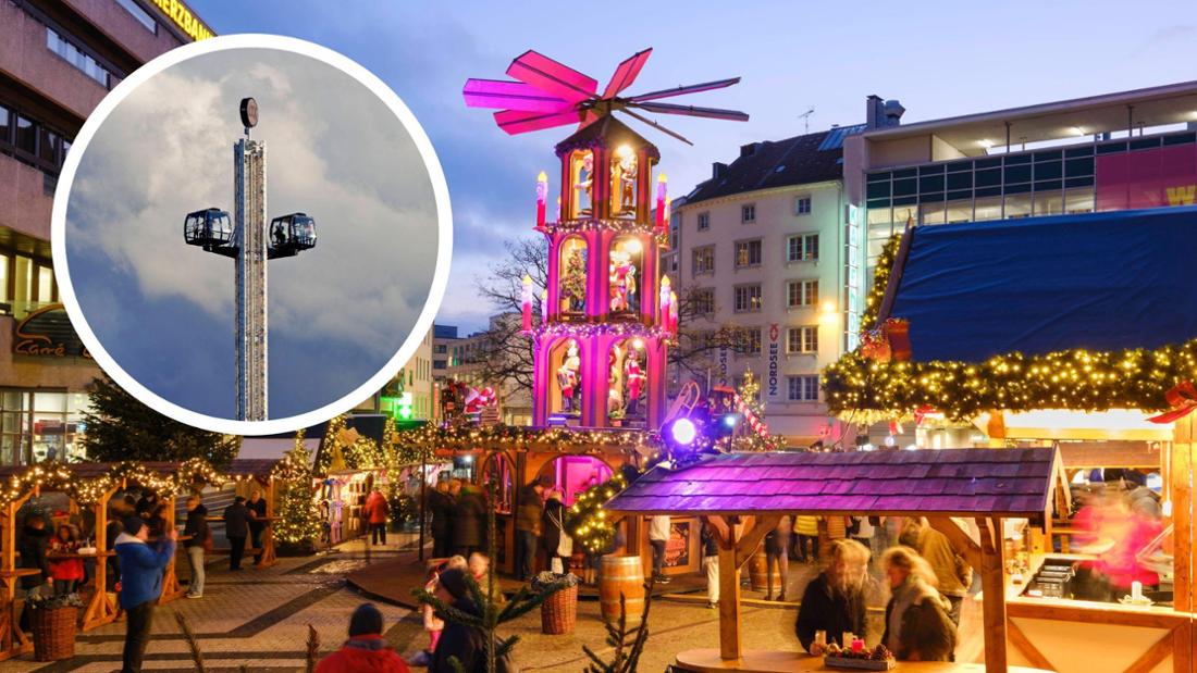 Der Skylift „LOOK 360°“ ist die spektakuläre Neuheit auf dem Elberfelder Weihnachtsmarkt.