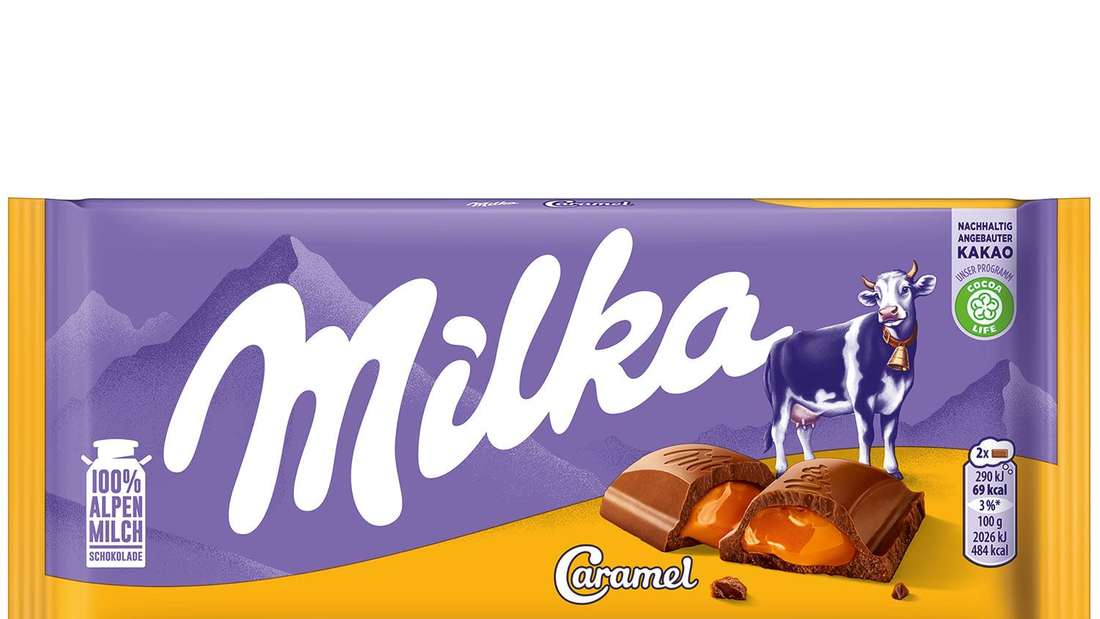 milka karamel 100 g packung