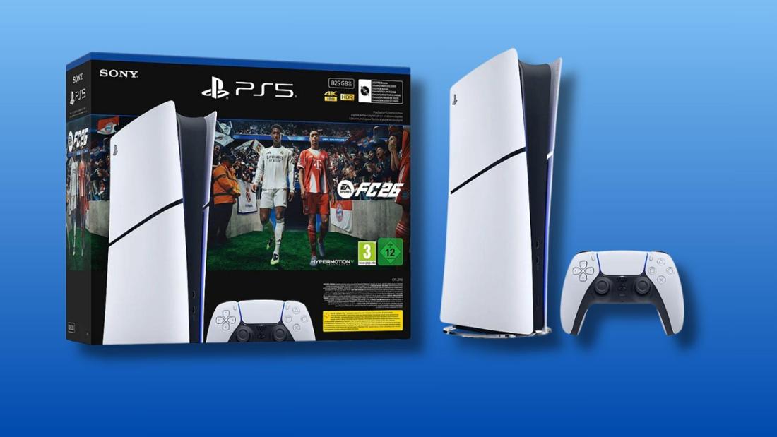 PS5 Slim Digital Edition im EA Sports FC 26 Bundle
