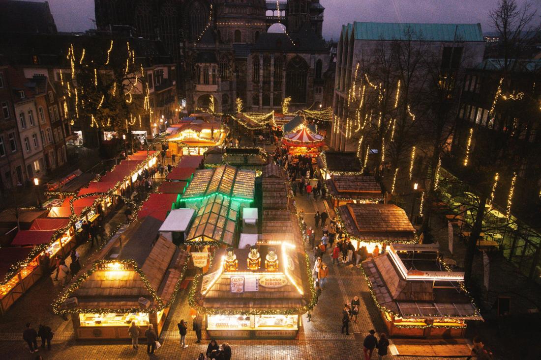 Weihnachtsmarkt Aachen im Jahr 2021