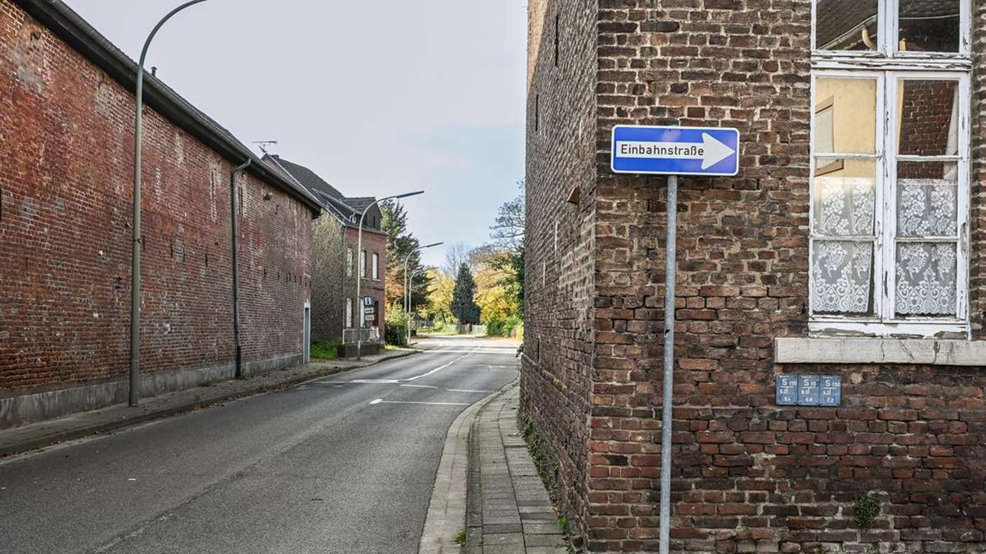 Alte leerstehende Häuser in Keyenberg.