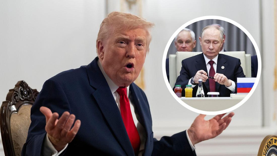 Die USA um Donald Trump will Wladimir Putin im Ukraine-Krieg wohl bei besetzten Gebieten entgegen kommen.