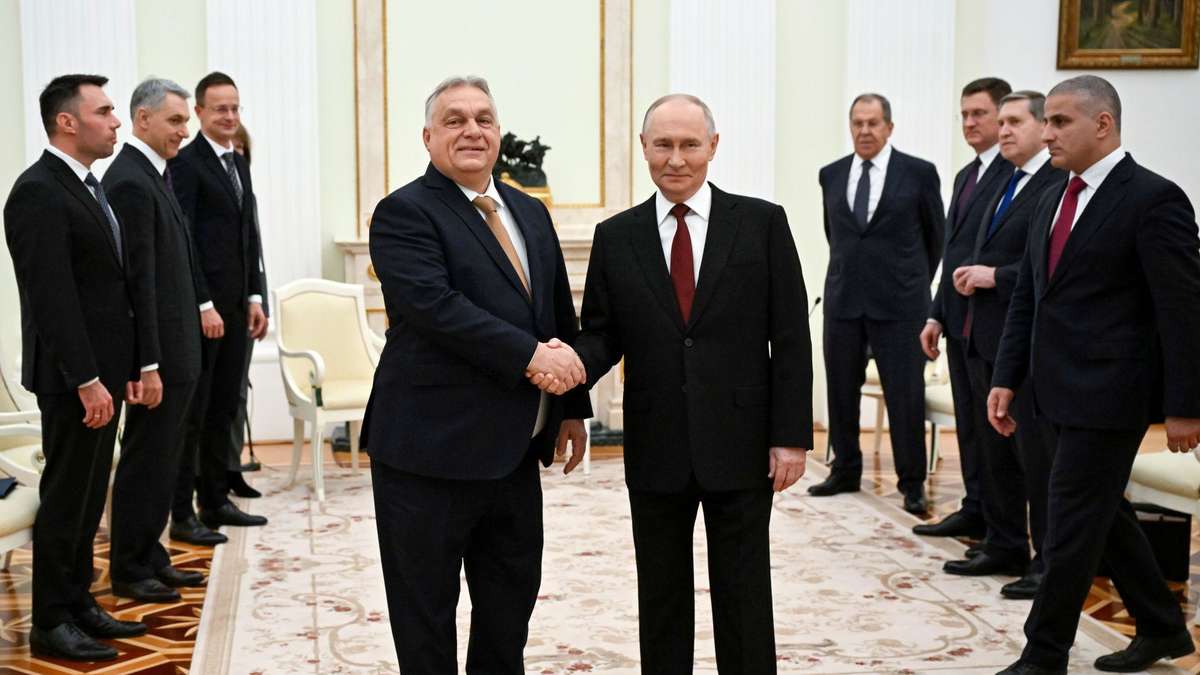 Orban skizziert Ende des Ukraine-Kriegs – Selenskyj schickt Team in die USA