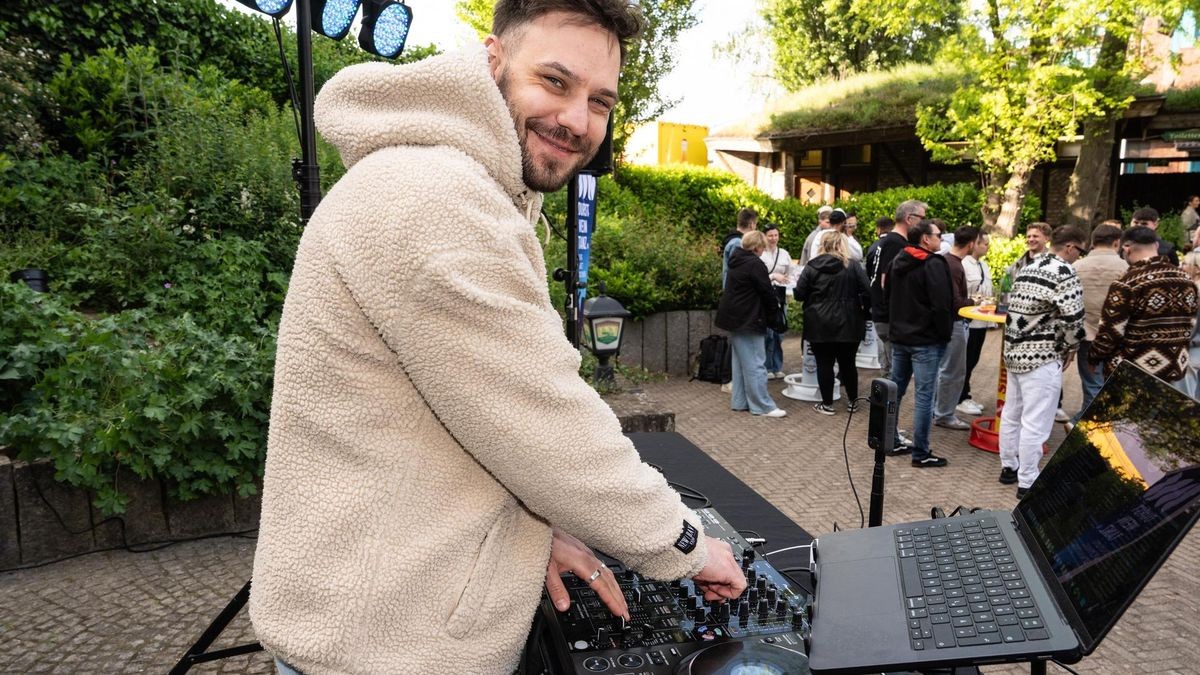 After-Work-Party im Biergarten des Brauhauses Walsum