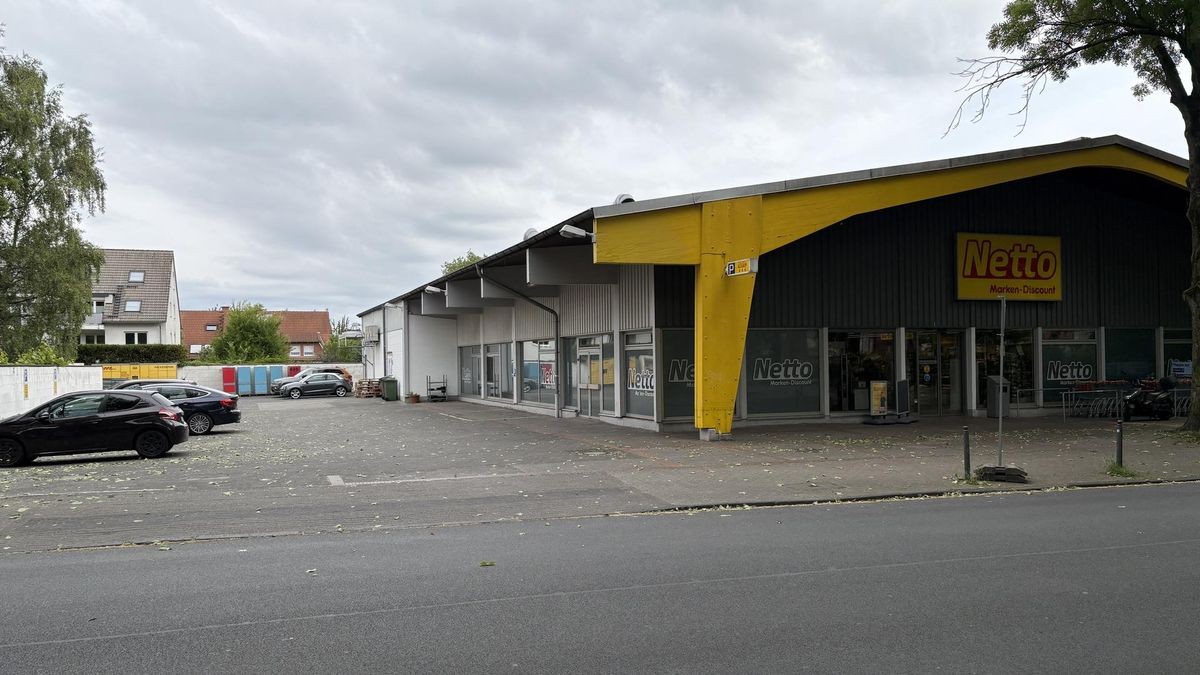 Vor diesem Netto-Markt an der Lothringer Straße hatte die Polizei einen Schuss auf einen Mann abgegeben. Schüsse in Bochum-Gerthe
