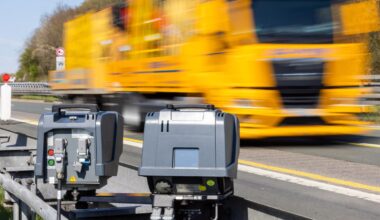 Hier stehen die Radarwagen in Gelsenkirchen am 17. November