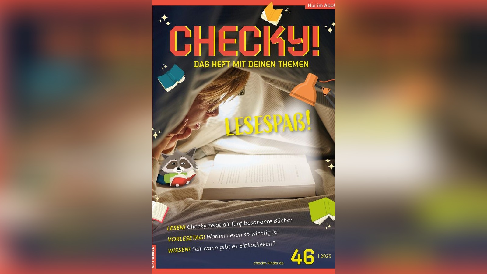 Kinderzeitung CHECKY! erscheint mit Sonderausgabe zum Vorlesetag