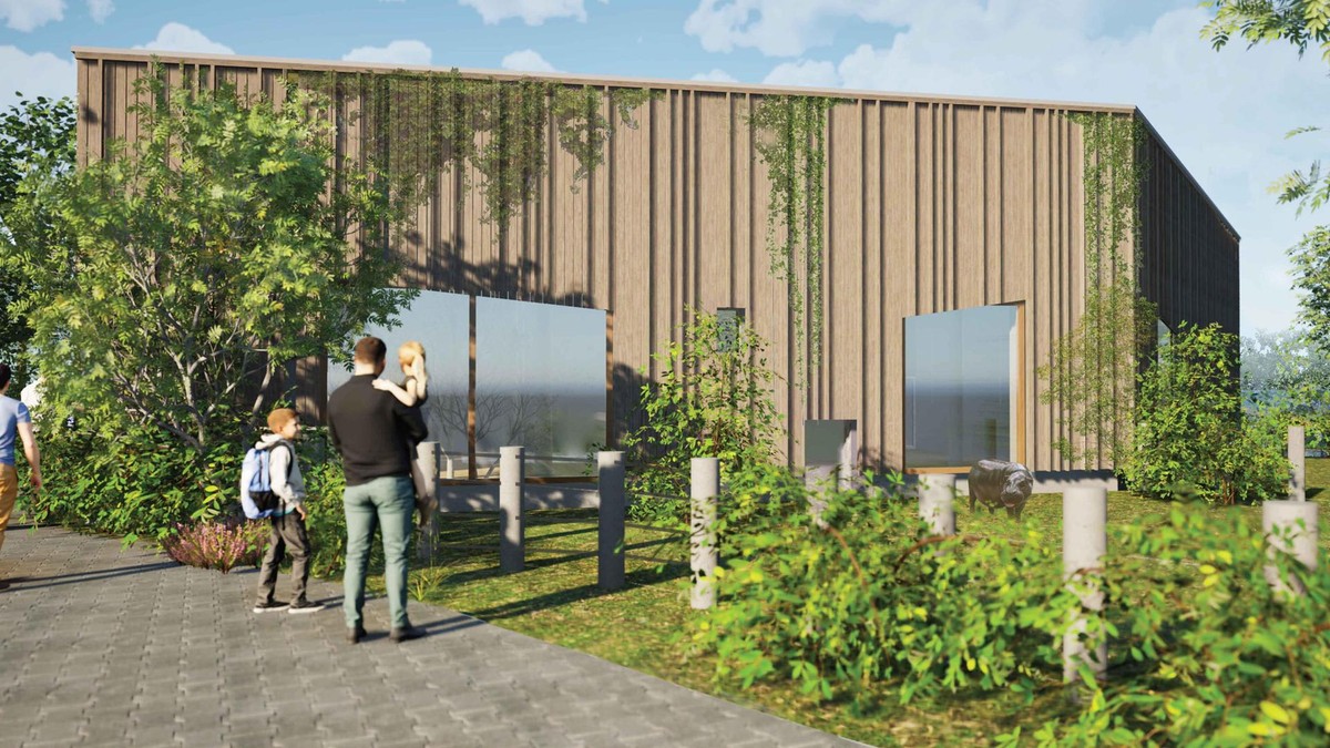 Zoo Duisburg neues Tierhaus Zwergflusspferde