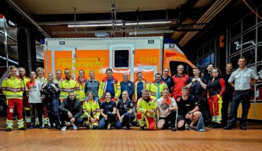 Bethanien, Feuerwehr und Polizei proben Einsatz bei Messerangriff