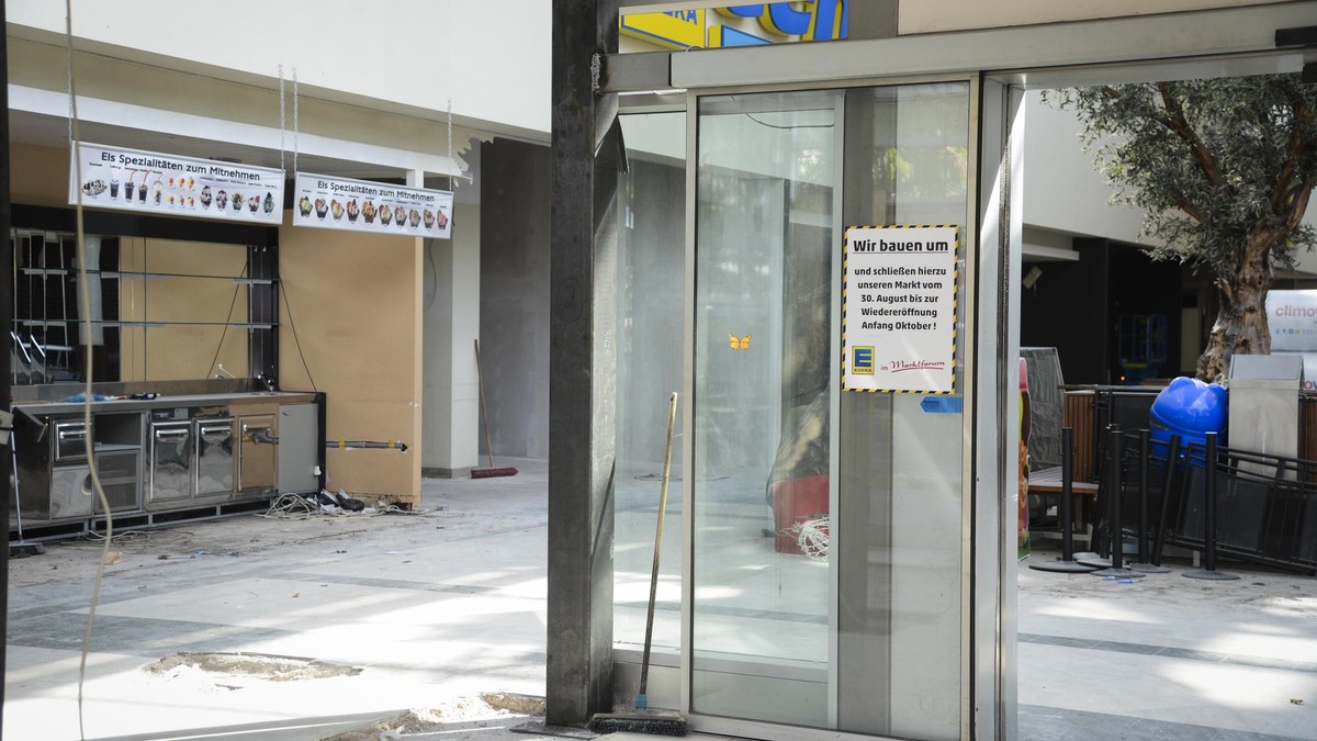 Das Edeka Center im Marktforum hat sich verkleinert. Dafür eröffnet jetzt Action auf einem Teil der Fläche.
