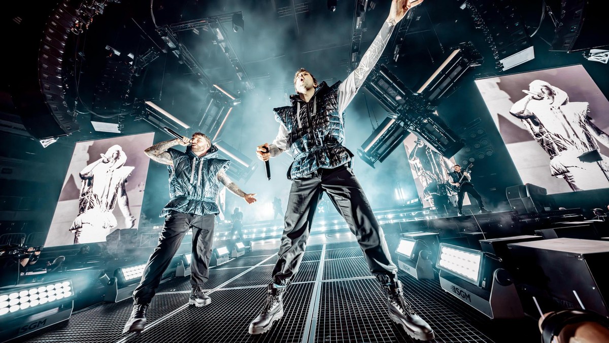 Nicht immer ernst gemeint: die Musik von Electric Callboy. Electric Callboy PSD Dome Düsseldorf 16.11.2025