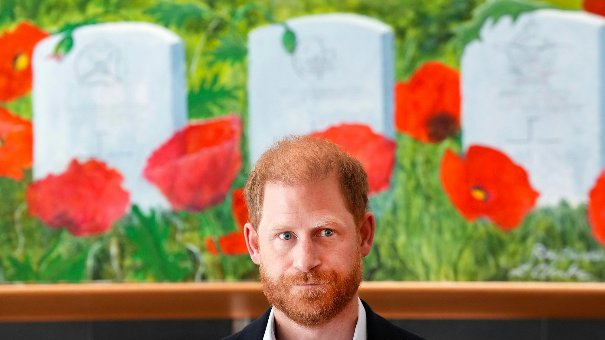 Prinz Harry bei einem Termin im November 2025 mit einigen der ältesten Veteranen Kanadas in Toronto.