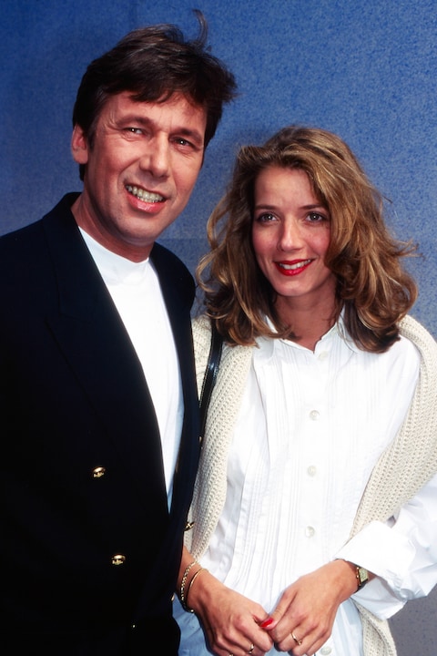 Roland Kaiser mit seiner Silvia im Jahr 1995.