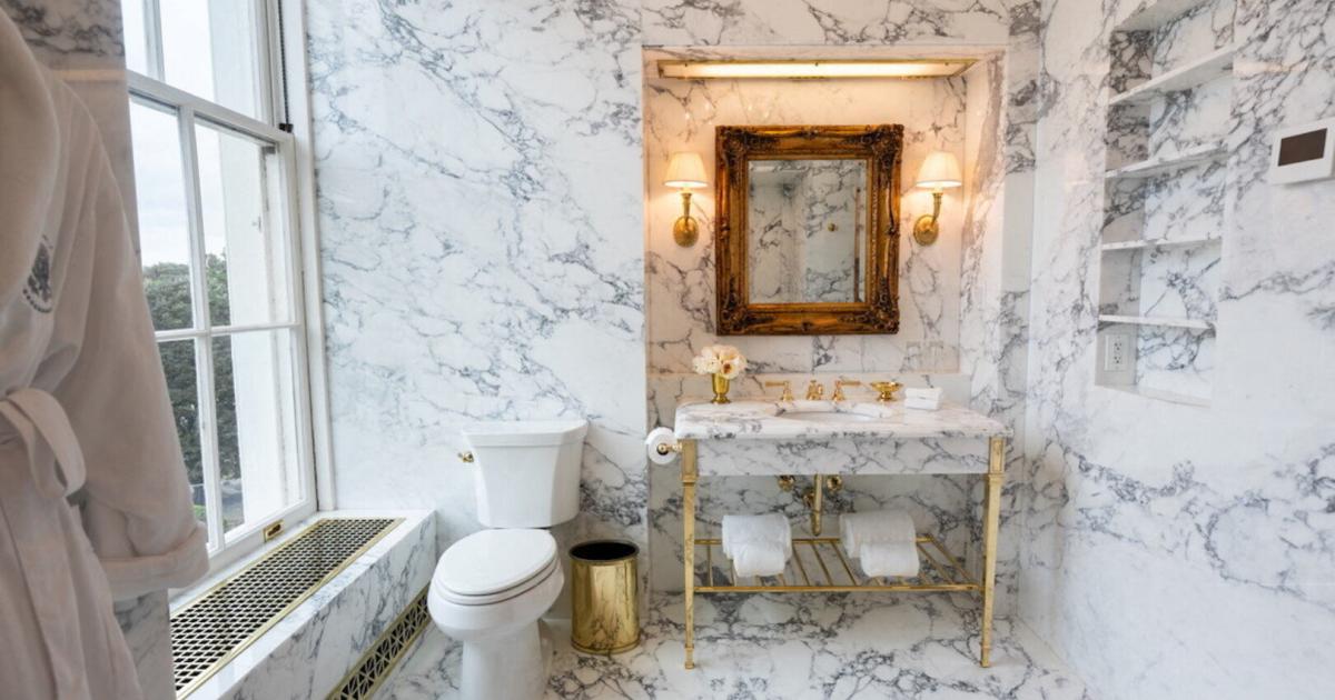 Trump im Baufieber: Lincoln-Badezimmer wurde renoviert