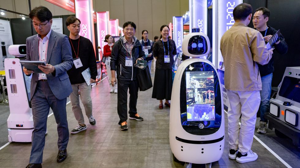 Robotermesse in Südkorea