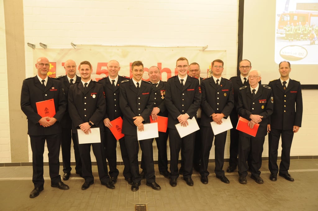 Löschzug Handorf: Staffelübergabe im Gerätehaus