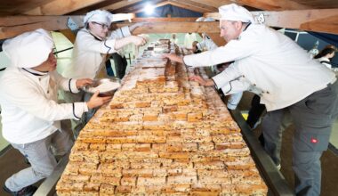 Dresden: So viel Mehl steckt im neuen Riesenstollen | Regional