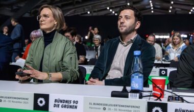 Auf dem Parteitag fremdeln die Grünen mit ihrem Chef-Duo