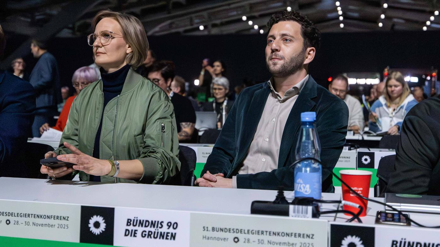 Auf dem Parteitag fremdeln die Grünen mit ihrem Chef-Duo