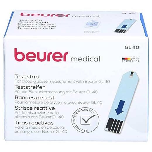 Beurer Blutzucker-Teststreifen (zur Verwendung mit GL 40), 50 Stück
