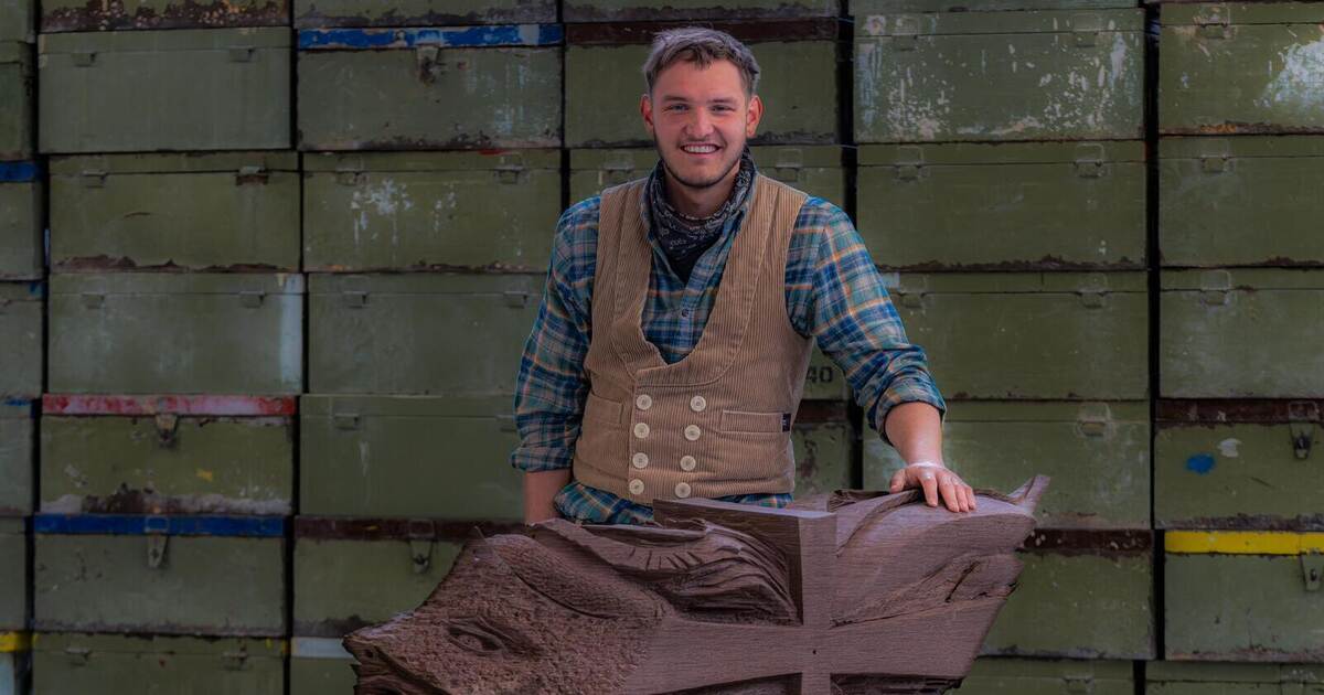 Als Steinbildhauer geboren: Azubi Christoph Reiser aus Zavelstein gewinnt Landes- und Bundeswettbewerb - Region