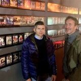 Patrick Schröder und Holger Schmidt im Empfangsbereich der Diskothek Nightrooms.