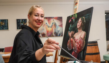 Chantal Kabus wird von Meeresbiologin zur Malerin