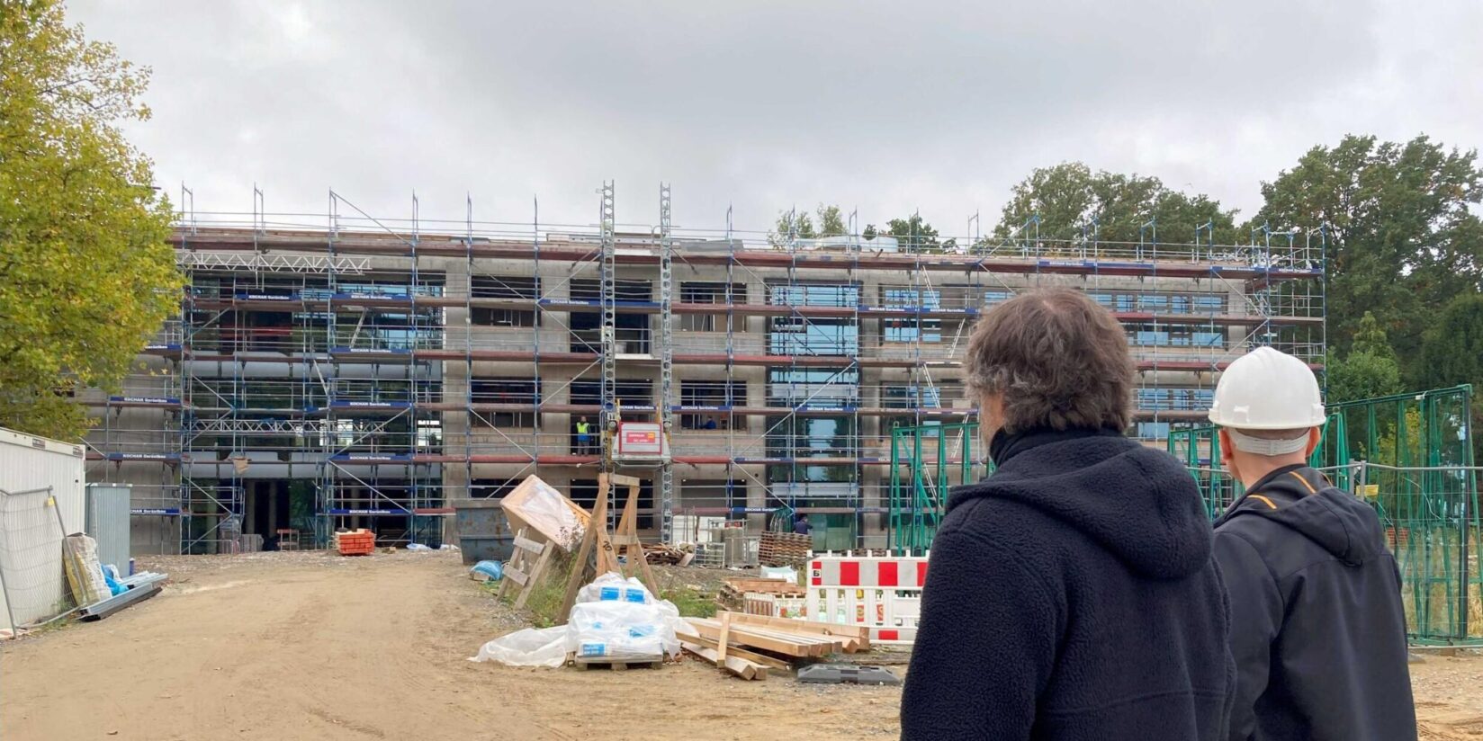 Bauarbeiten trotz Zeitdruck im Gange