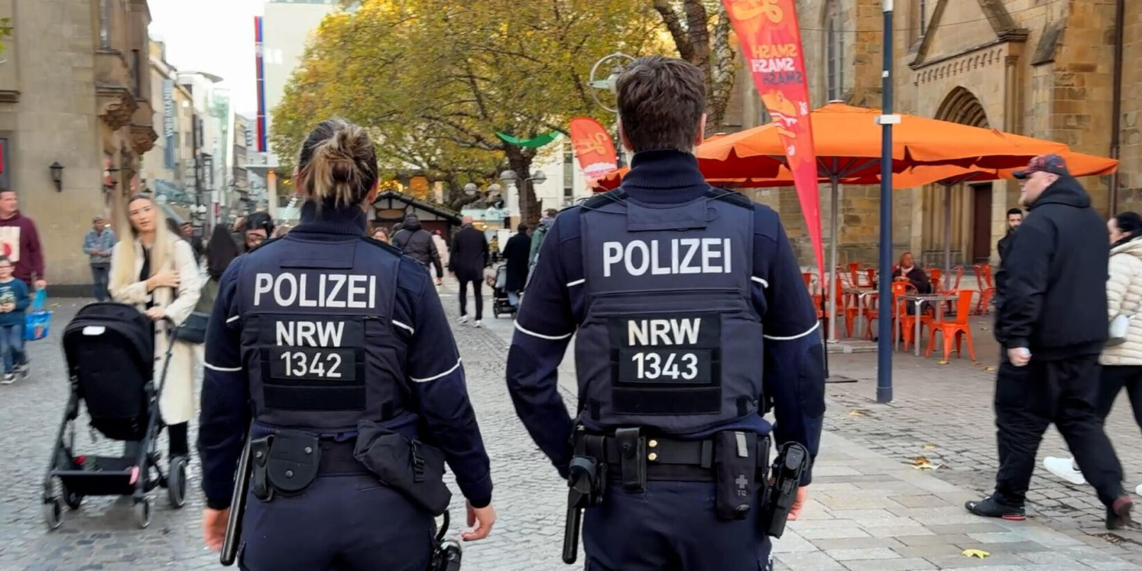 Polizeikontrollen in der Dortmunder Innenstadt