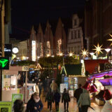 Lüner Innenstadt während des Weihnachtsmarktes.