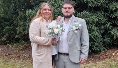 Pia und Richard Kron feiern ihre Hochzeit