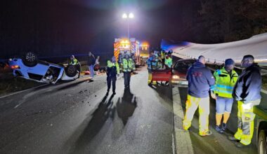 Schwerer Unfall A43 bei Recklinghausen: Autobahn gesperrt