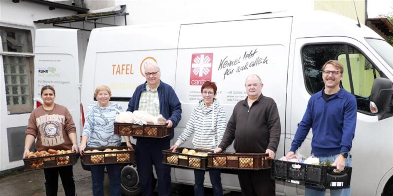 Neuer Leiter der Tafel Herten Jan Hammelmann stärkt die Teams und packt direkt mit an