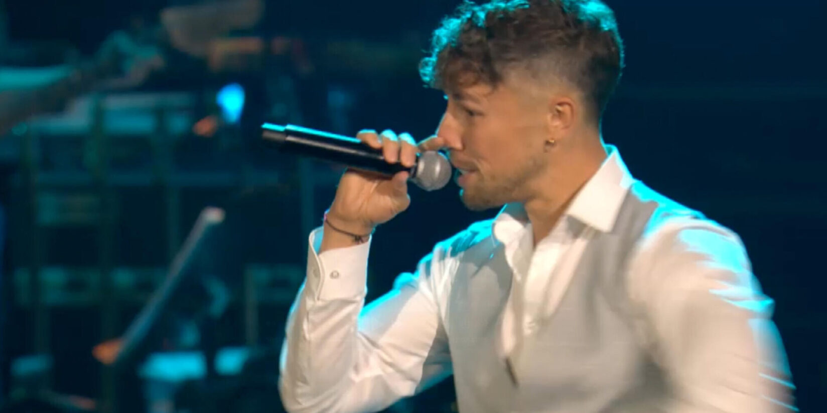 Dustin Lukat aus Castrop-Rauxel vor Teamfights bei „The Voice“