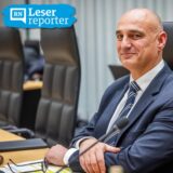 Alexander Kalouti (CDU) bei seiner ersten Sitzung im Dortmunder Rat als neuer Oberbürgermeister.