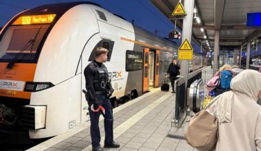 RE 1 am Hauptbahnhof geräumt