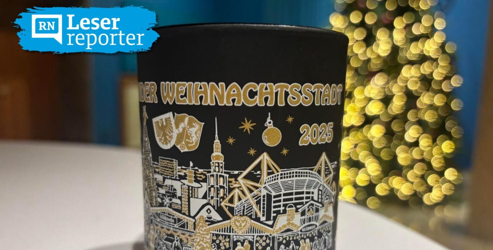 So kommt die neue Glühweintasse an