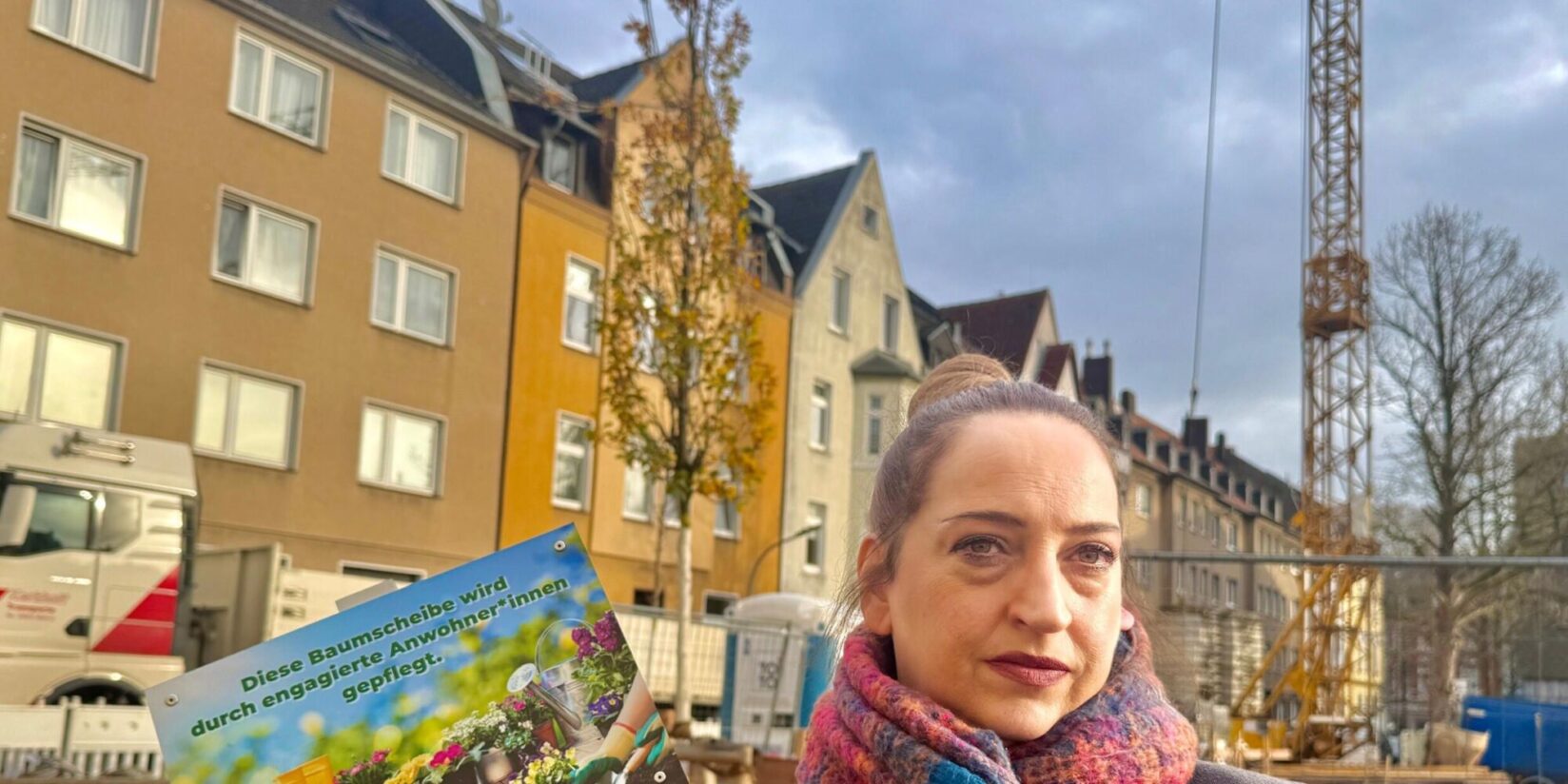 Baustelle in Hörde bedroht Jungbäume