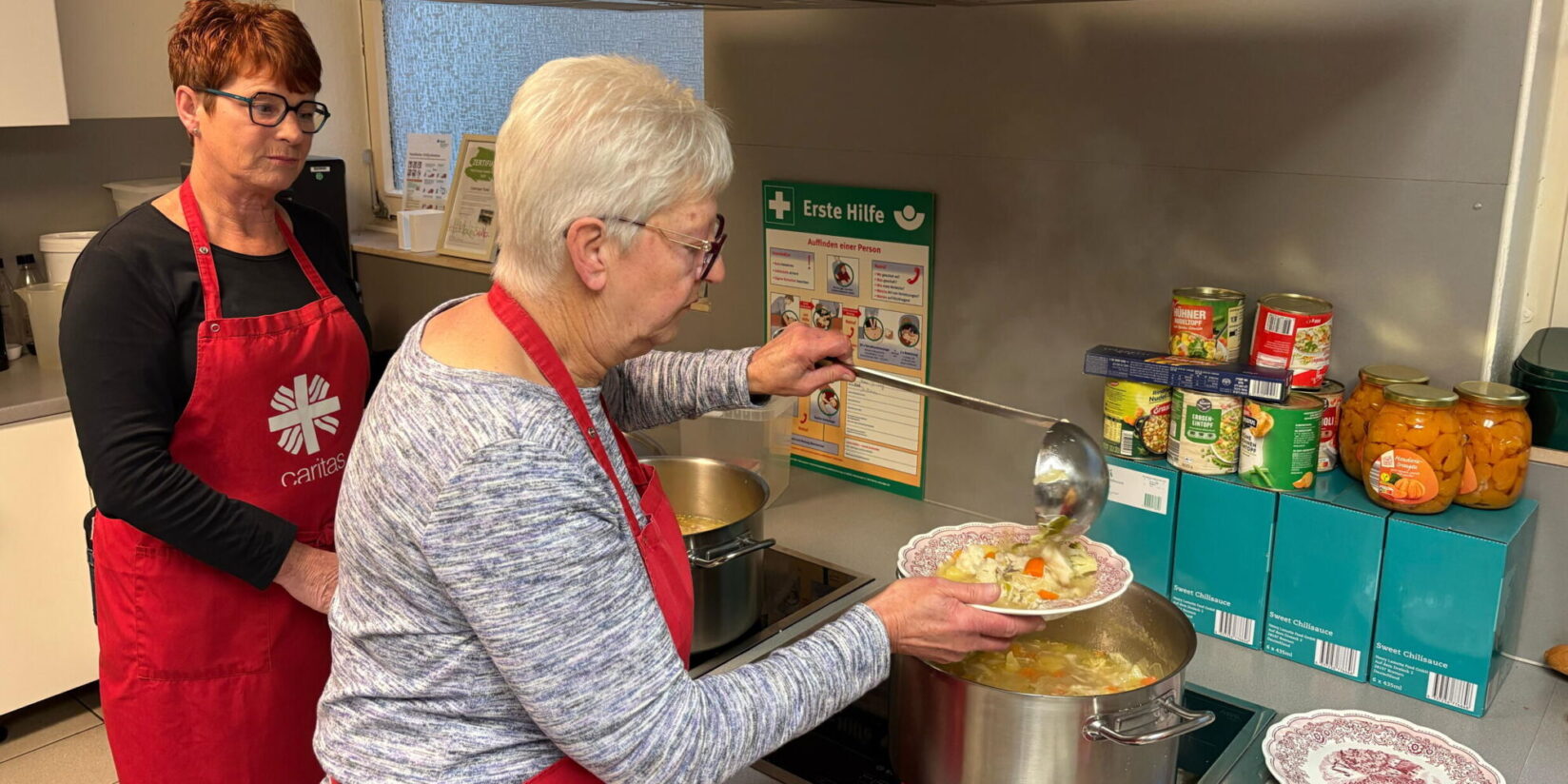 Suppenküche der Caritas Castrop-Rauxel: Hilfe im Winter