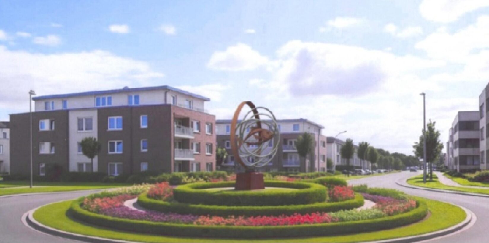 Dorstens Kreisverkehr wird zum Hingucker