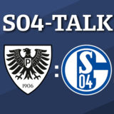 Sprechen nach der Partie gegen Münster über das Spiel: Schalke-Reporter René Preuß und Schalke-Experte Frank Leszinski.