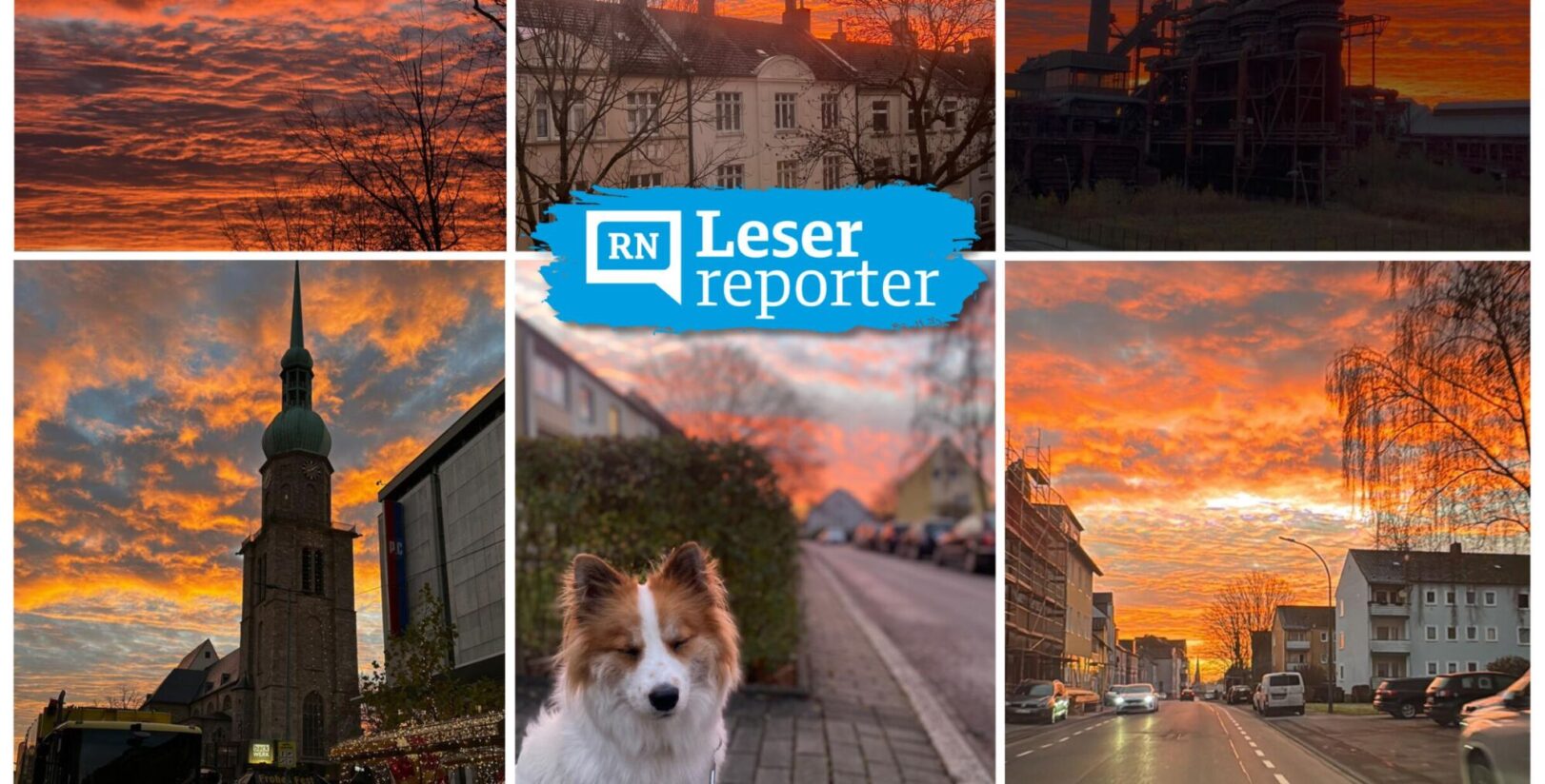 Leserfotos vom Sonnenaufgang aus Dortmund