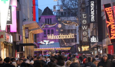 Volle City am ersten Adventswochenende