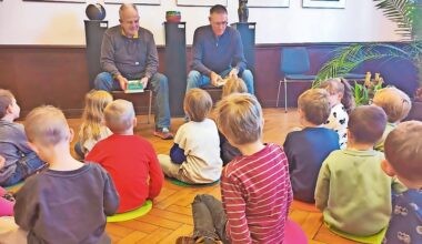 Bildunterschrift: Wieder erfolgreich war die Veranstaltung zum bundesweiten Vorlesetag in Lebach. Foto: VHS