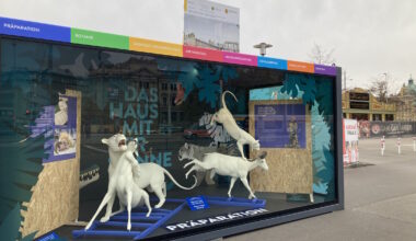 Ein gläserner Ausstellungscontainer begleitet den Umzug des Naturkundemuseums · Leipziger Zeitung